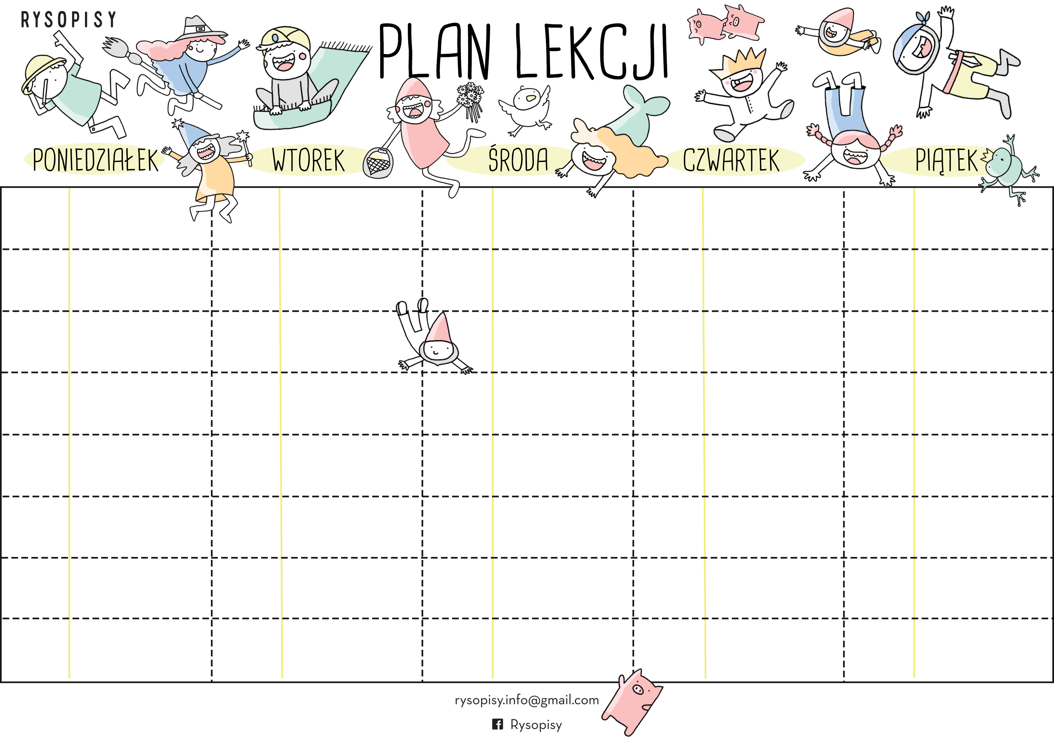 Plan lekcji | Rysopisy Zs1 Plan Lekcji