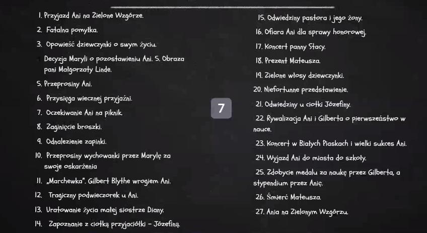 Plan wydarzeń ania z zielonego wzgórza ułóżcie to pls! - Brainly.pl Plan Wydarzeń Ania Z Zielonego Wzgórza 25 Punktów