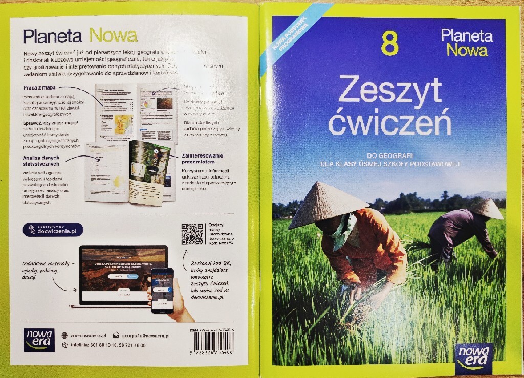 Planeta Nowa Era Zeszyt Ćwiczeń Geografia Klasa 8 | Liszki | Kup teraz Geografia Klasa 8 Planeta Nowa
