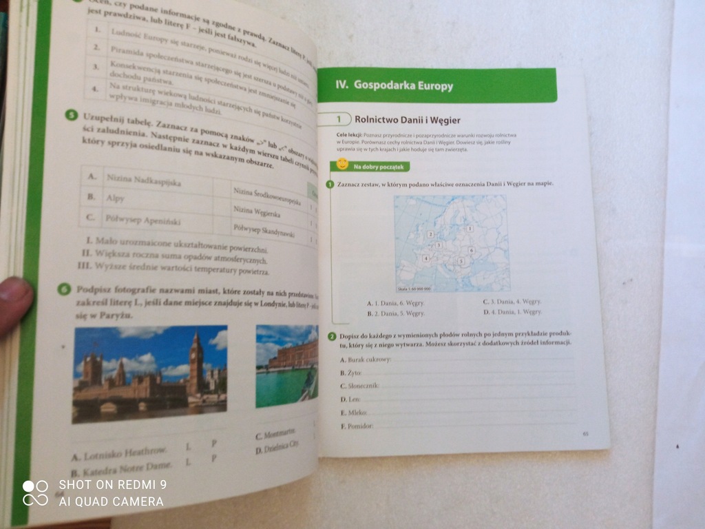 Planeta Nowa Geografia 6 Zeszyt ćwiczeń - 12321923014 - oficjalne Geografia Klasa 6 Dzial 3 Nowa Era