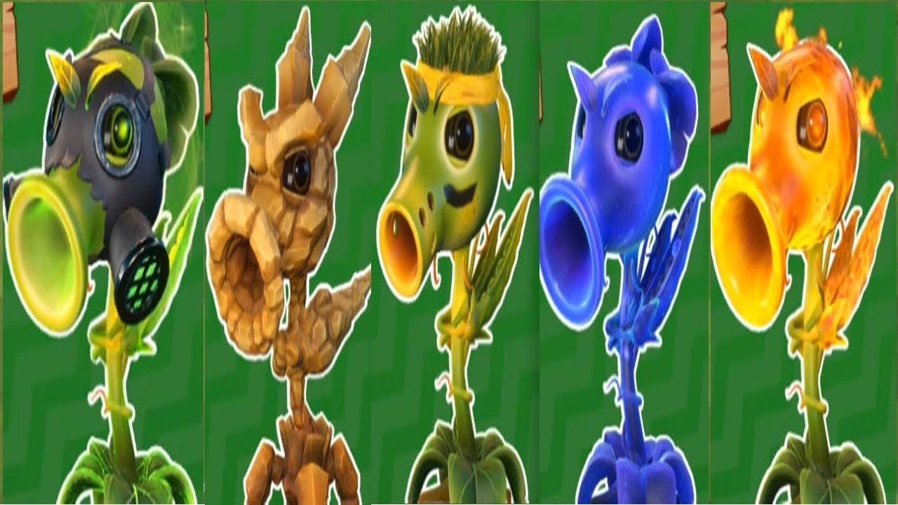 Plants vs Zombies Garden Warfare 2:TOP 5 PEASHOOTERS Pvzgw2 : Gameplay Plants Vs Zombies Garden Warfare 2 All Peashooters