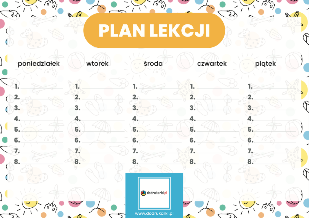 Zdz Plan Lekcji
