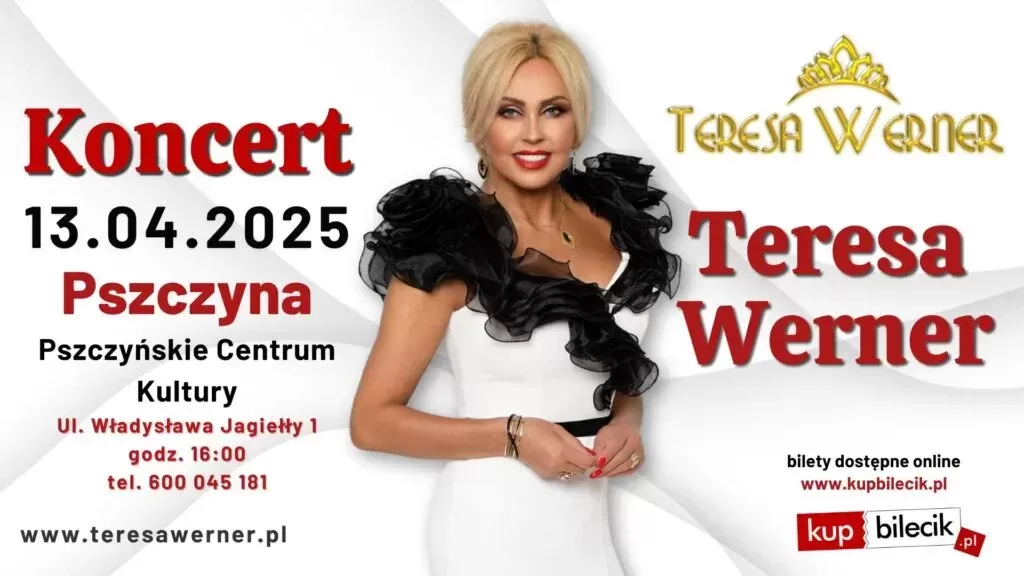 pless.pl: Koncert Teresy Werner w Pszczyńskim Centrum Kultury - Pszczyna Ile Trwa Koncert Teresy Werner