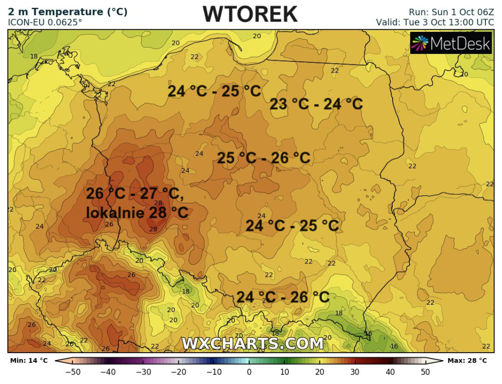 Porownaj Cechy Pogody Ktore Przynosi Naplyw Mas Powietrza