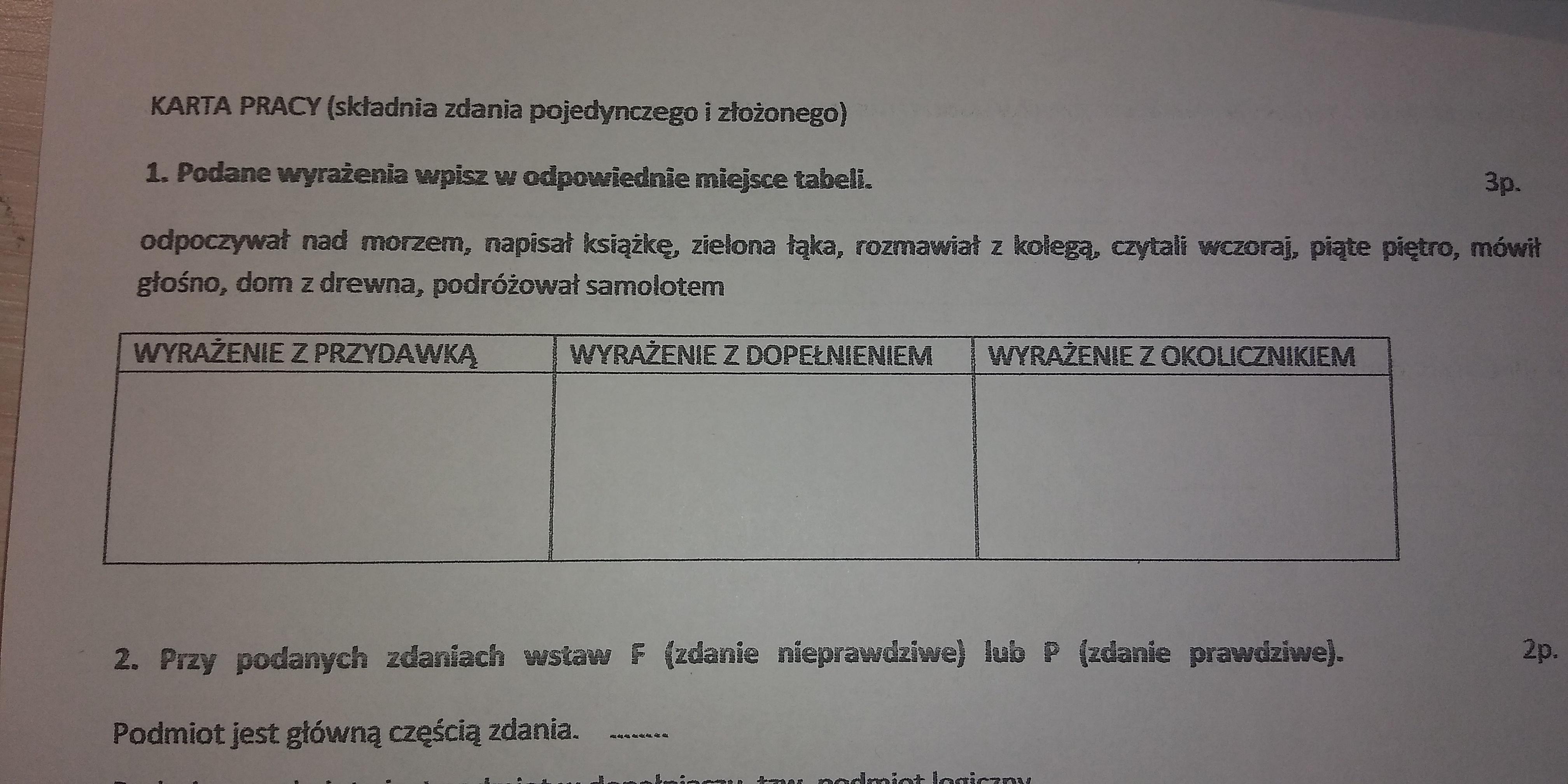 Podane wyrażenia wpisz w odpowiednie miejsce tabeli. - Brainly.pl Wpisz W Odpowiednie Miejsca Podane Nazwy Elementów Wyposażenia Husarza