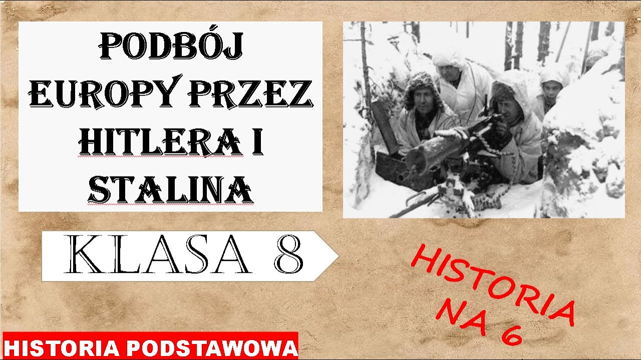 Podbuj Europy Przez Hitlera I Stalina
