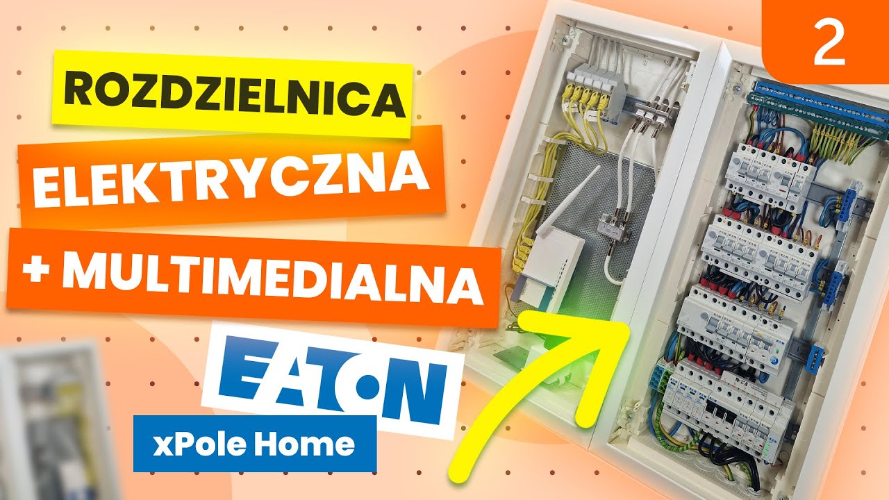 Podłączenie rozdzielnicy elektrycznej i multimedialnej w domu 35 m/2 Roczne Zużycie Prądu W Domu Jednorodzinnym