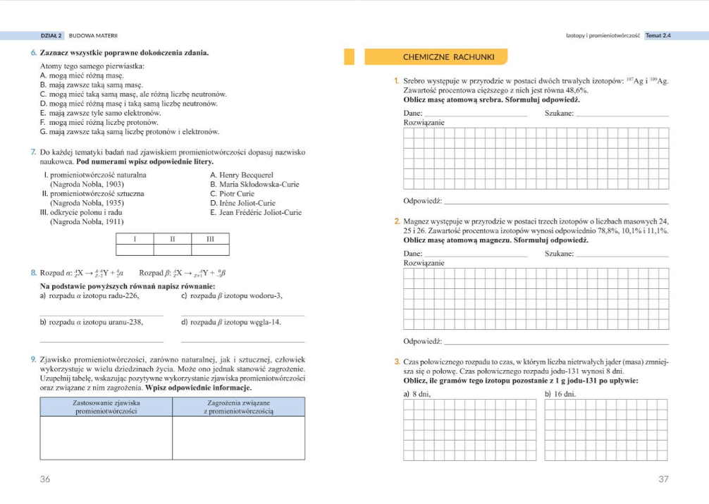 Chemia Klasa 8 Wsip Sprawdziany Pdf