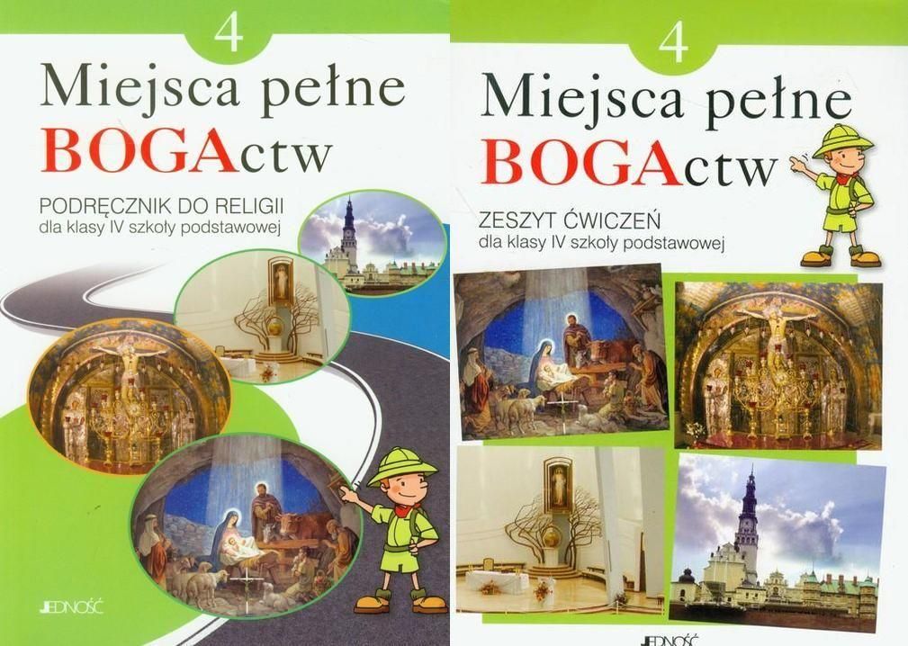 Podręcznik szkolny Miejsca pełne BOGActw kl.4 Komplet Jedność 2020 Miejsce Pełne Bogactw Klasa 4 ćwiczenia
