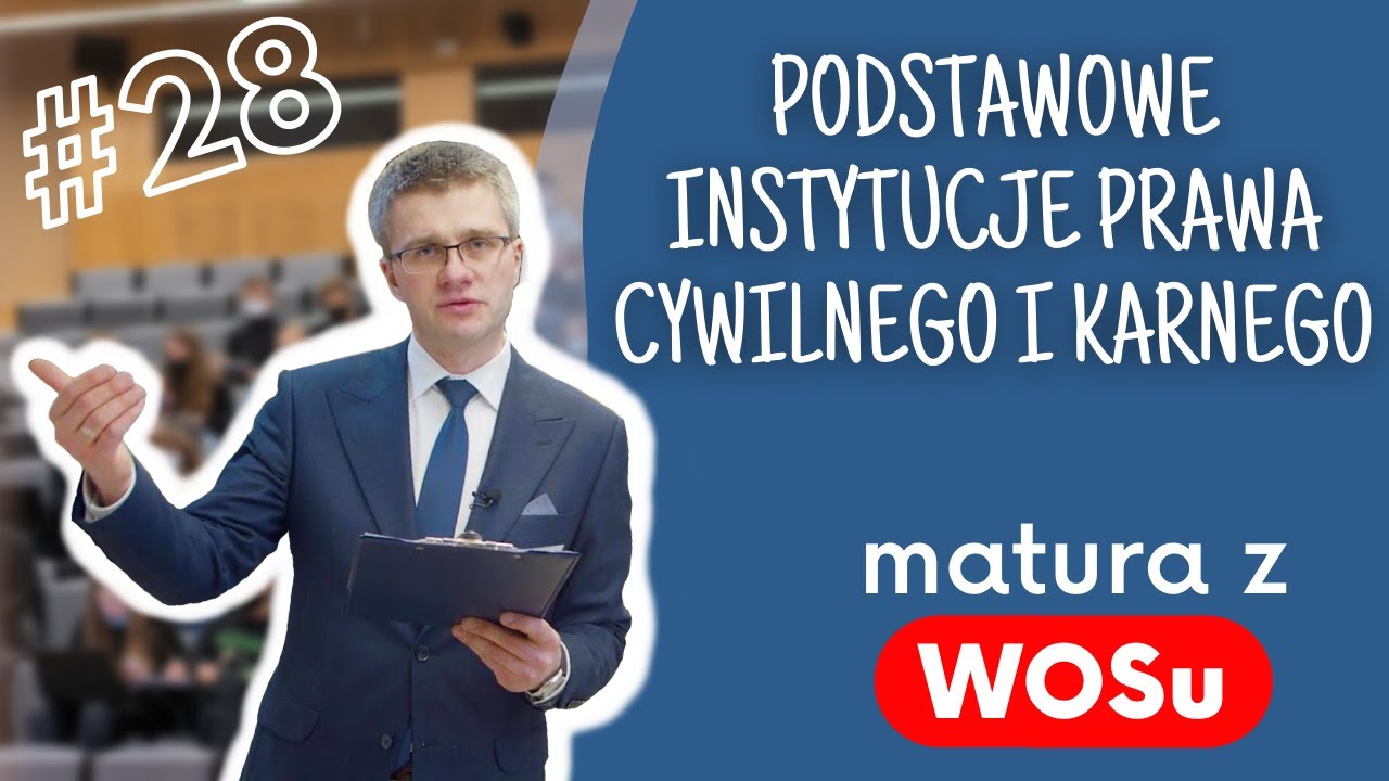 Podstawowe instytucje prawa cywilnego i karnego - WOS w Pigułce #28 Kodyfikacja Prawa Cywilnego W Ii Rp