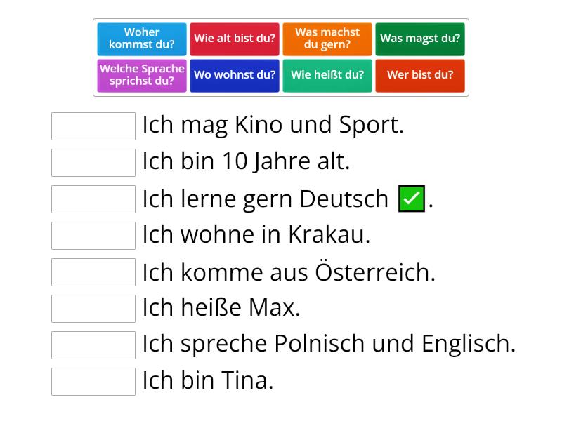 Odpowiedz Ustnie Na Pytania Wann Hast Du Deutsch