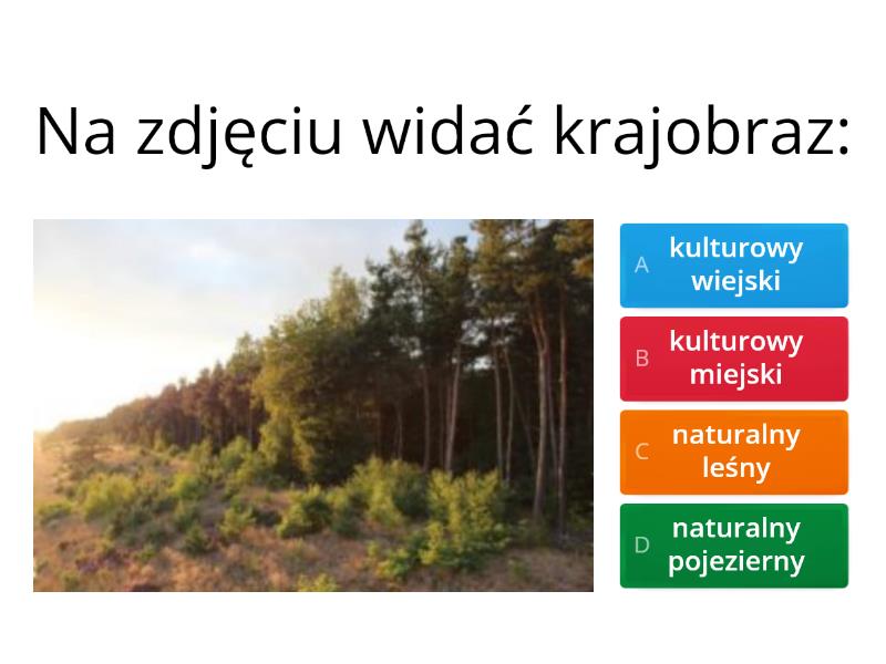 Sprawdzian Z Działu Poznajemy Krajobraz Najbliższej Okolicy