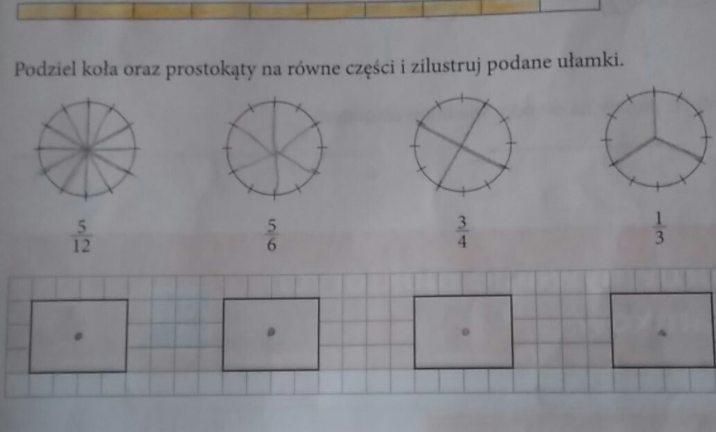Kolo Podzielono Na 2 Czesci Nastepnie