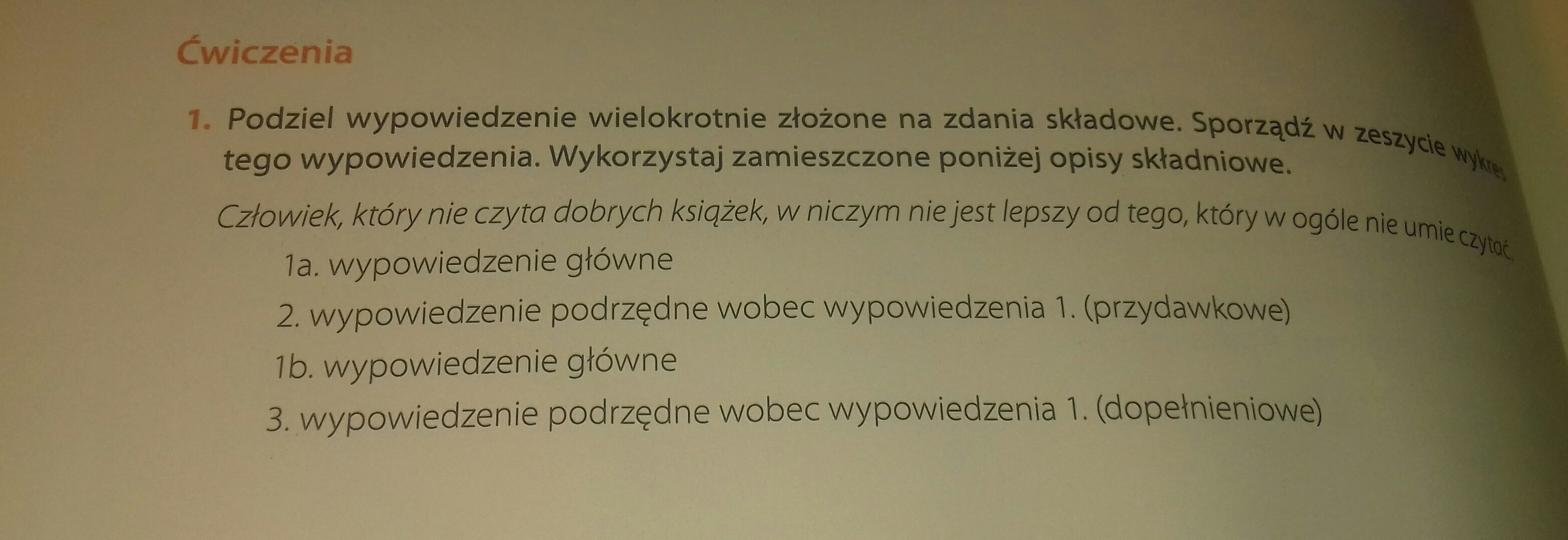 Podziel wypowiedzenie wielokrotnie złożone na zdania składowe. Sporządź Podziel Podane Wypowiedzenia Na Zdania I Równoważniki Zdań
