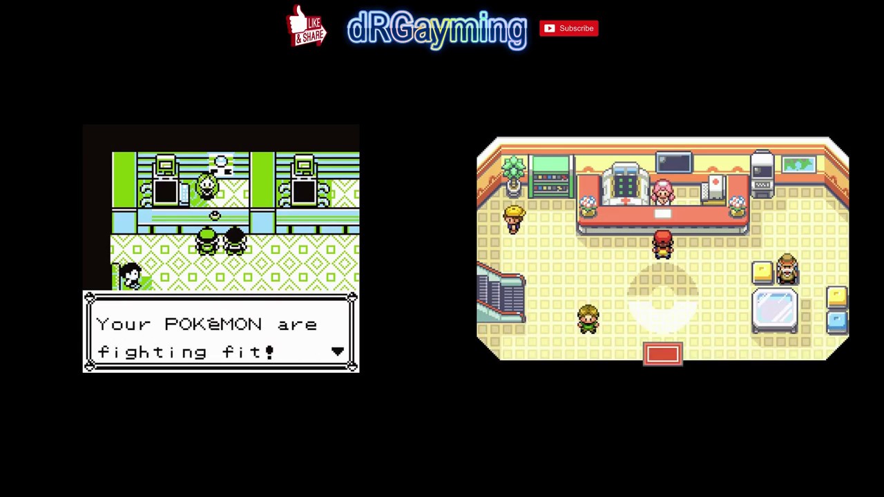 Pokemon Red vs Fire Red Comparison - YouTube Pokemon Red Vs Pokemon Fire Red