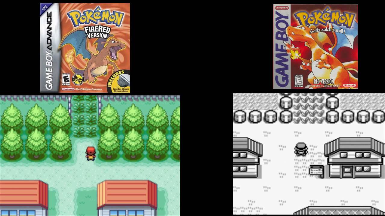 Pokemon Red Vs Pokemon Fire Red