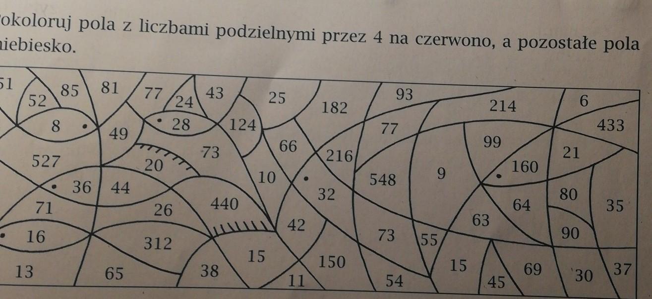 Pokoloruj Wskazane Części Koralików I Uzupełnij