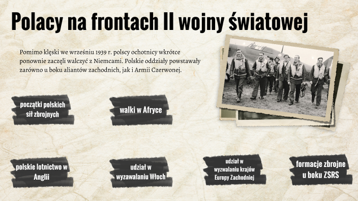 Polacy Na Frontach Ii Wojny światowej Prezentacja