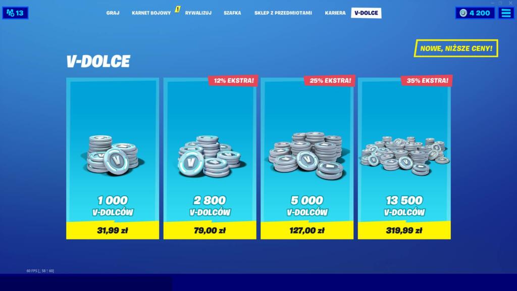 Polacy znaleźli sposób na połowę tańsze V-Dolce w Fortnite - BOOP.PL Ile Kosztuje 1000 V Dolców W Fortnite