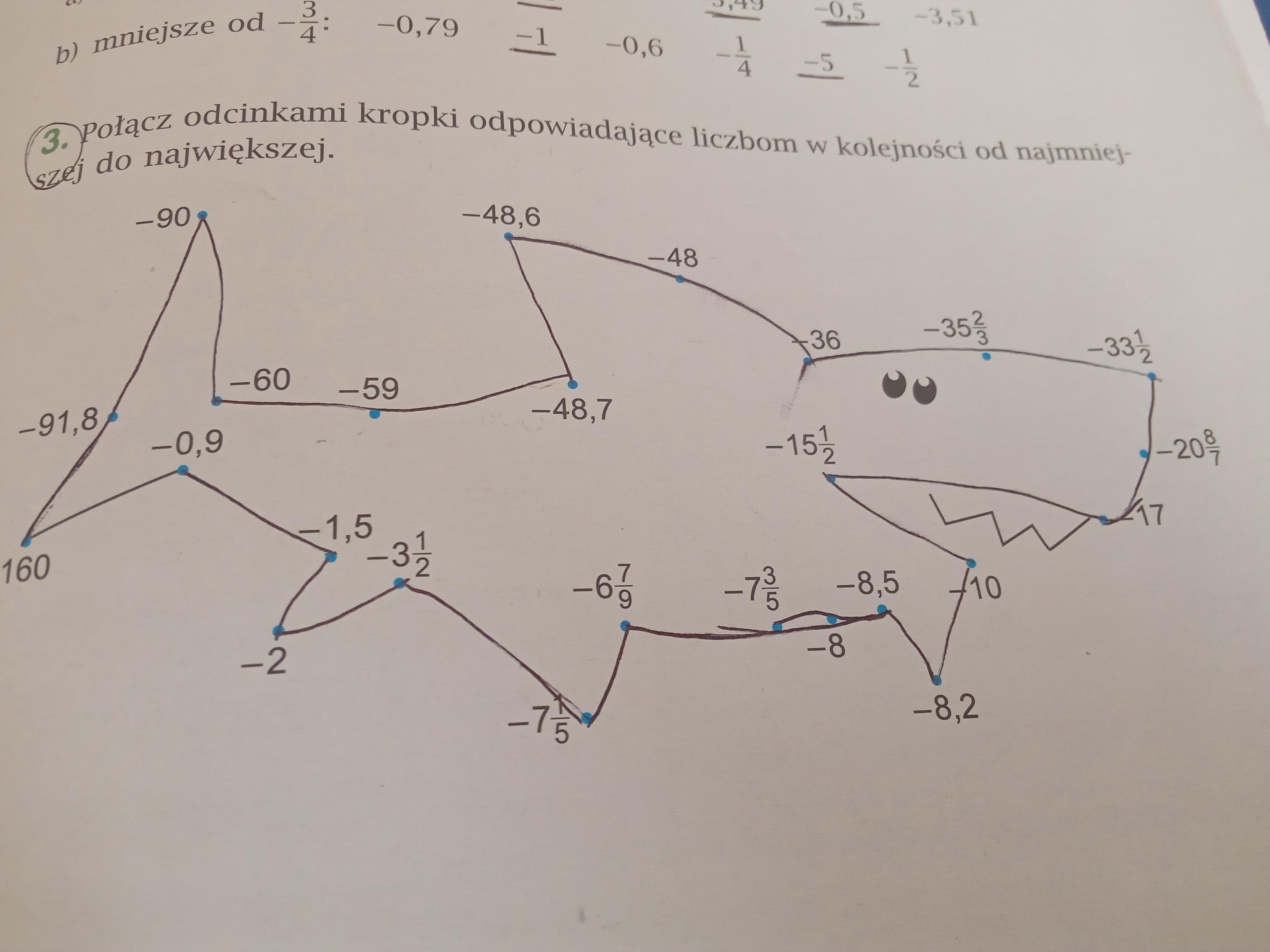 Połącz Kropki W Kolejności Od Najmniejszego Do Największego Wyniku