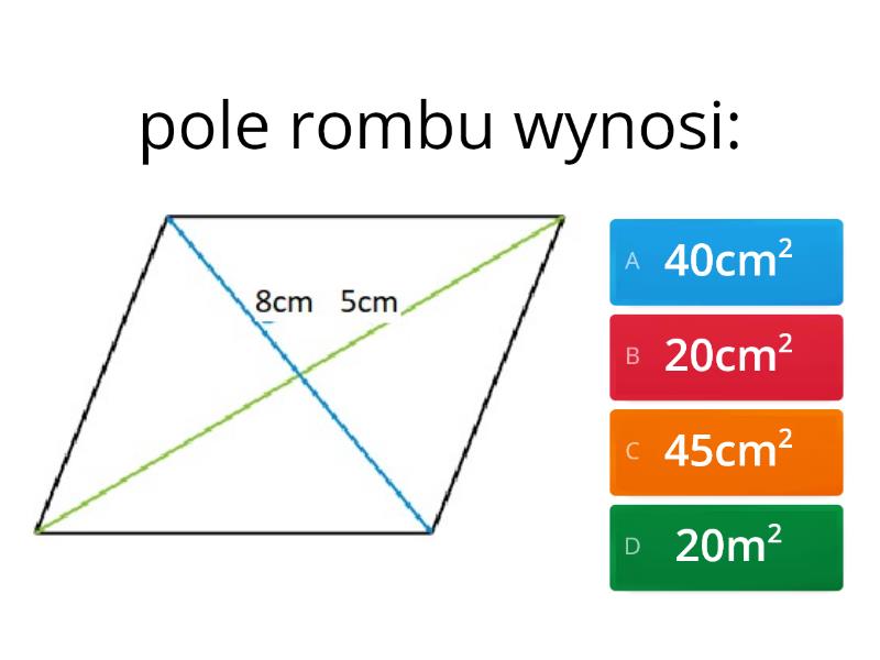 Równoległoboki I Romby Kl 5 Sprawdzian