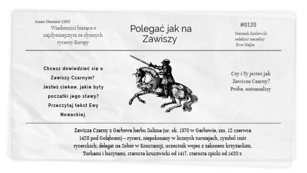 Polegac Jak Na Zawiszy Co Oznacza