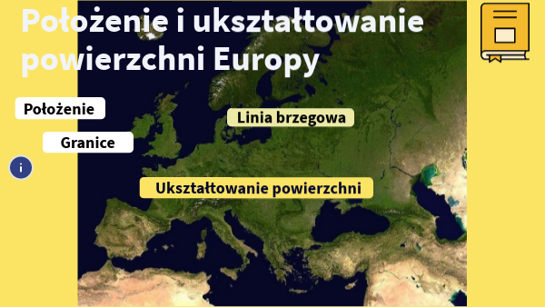 Położenie i ukształtowanie powierzchni Europy | Genially Uksztaltowanie Powierzchni Europy