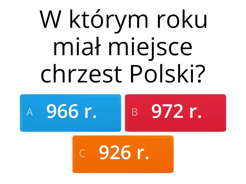 Polska Pierwszych Piastów - Test Polska Pierwszych Piastow Test Liceum