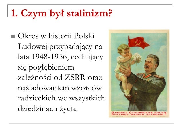 Polska W Czasach Stalinizmu Prezentacja