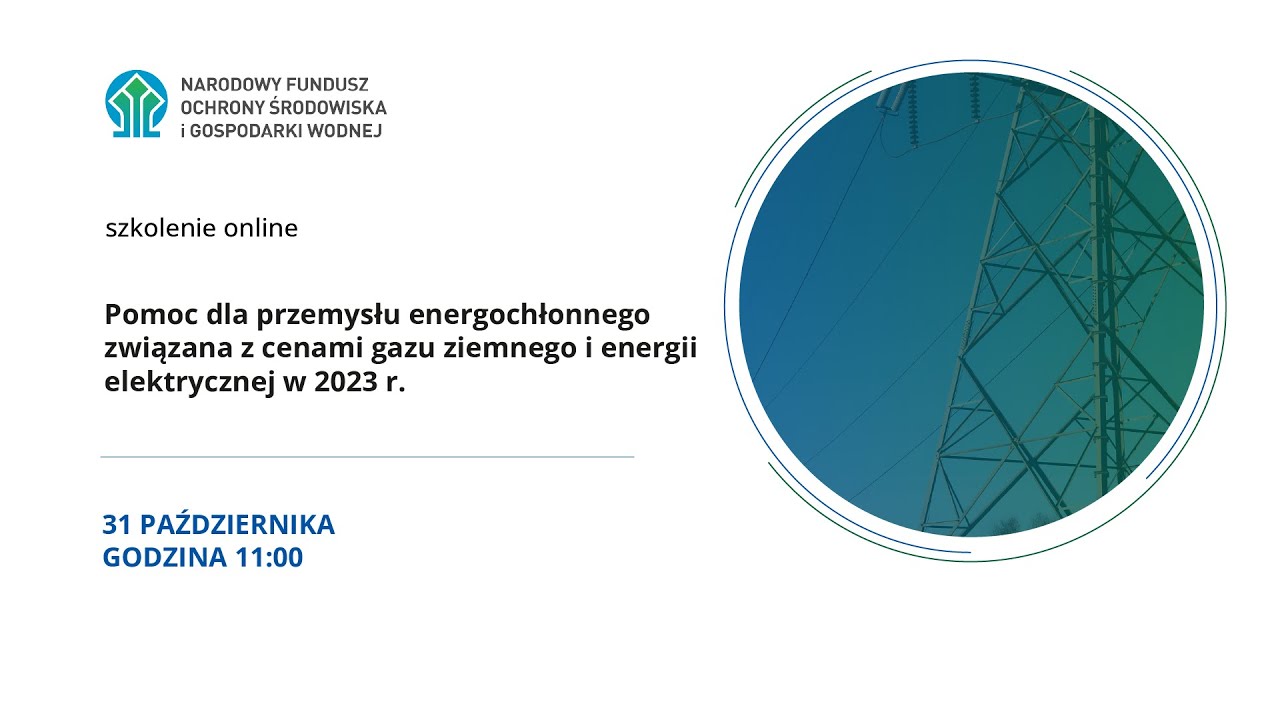 Pomoc dla przemysłu energochłonnego związana z cenami gazu ziemnego i Produkcja Energii Elektrycznej Z Gazu Ziemnego