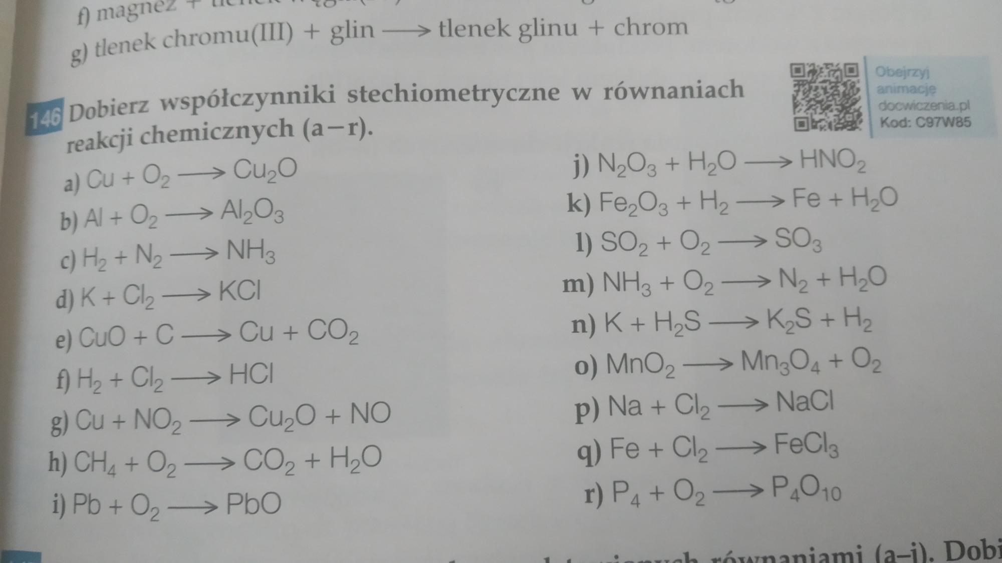 POMOCY, CHEMIA! KLASA 7! ZADANIE W ZAŁĄCZNIKU!!! 30 PUNKTÓW! - Brainly.pl Chemia Klasa 7 Zadania Online