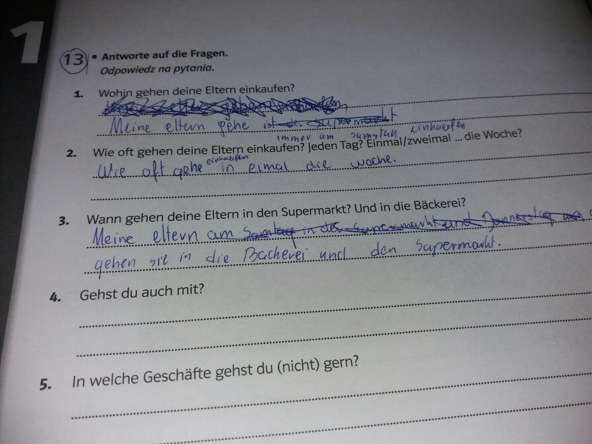 pomocy, niemiecki klasa 8 - Brainly.pl Test Niemiecki Klasa 8 Dzial 1