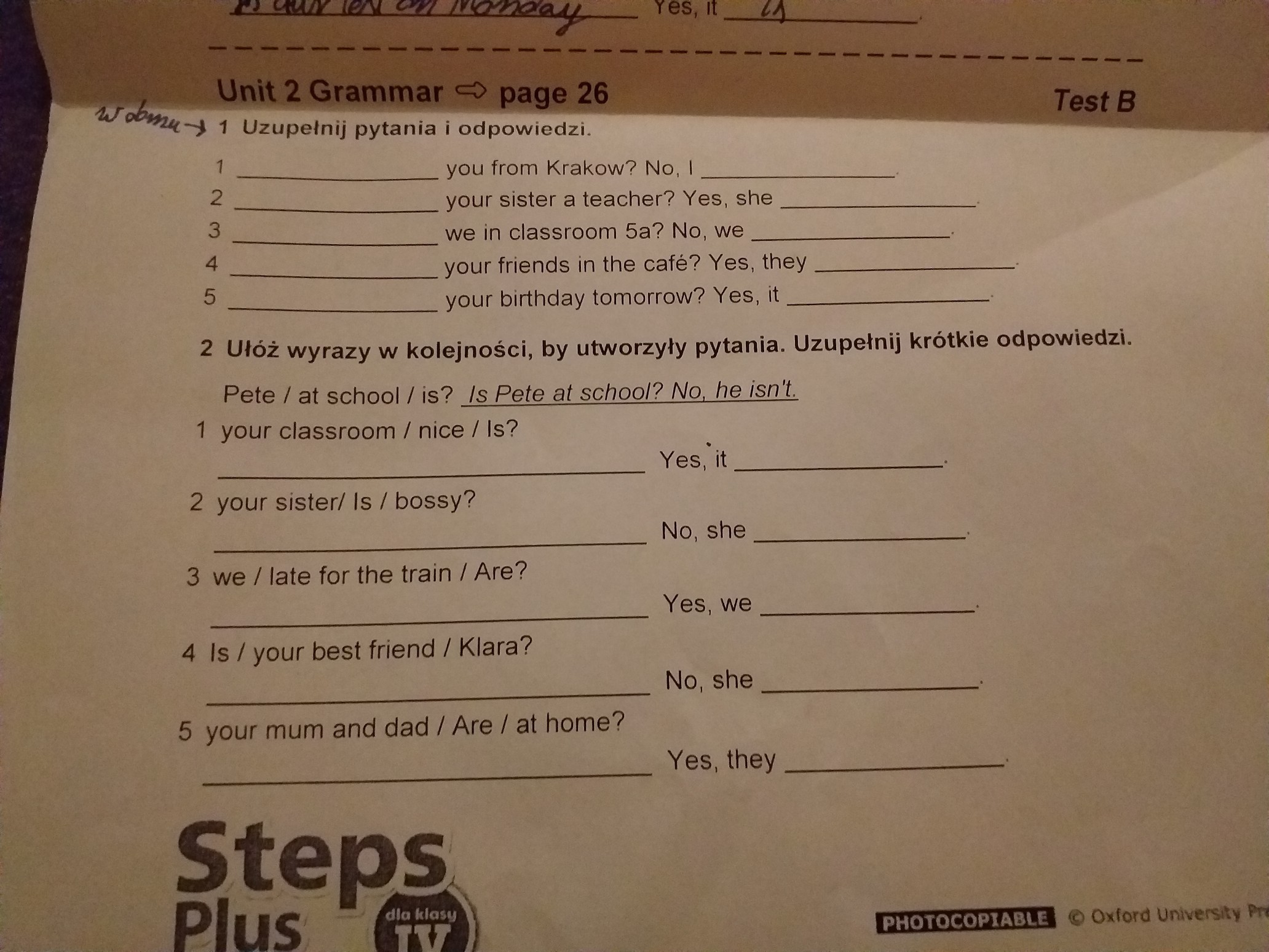Steps Plus 5 Testy