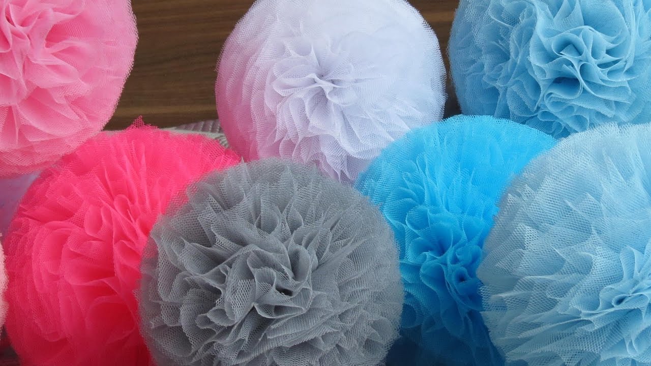 Pompony Tiulowe Jak Zrobic Youtube