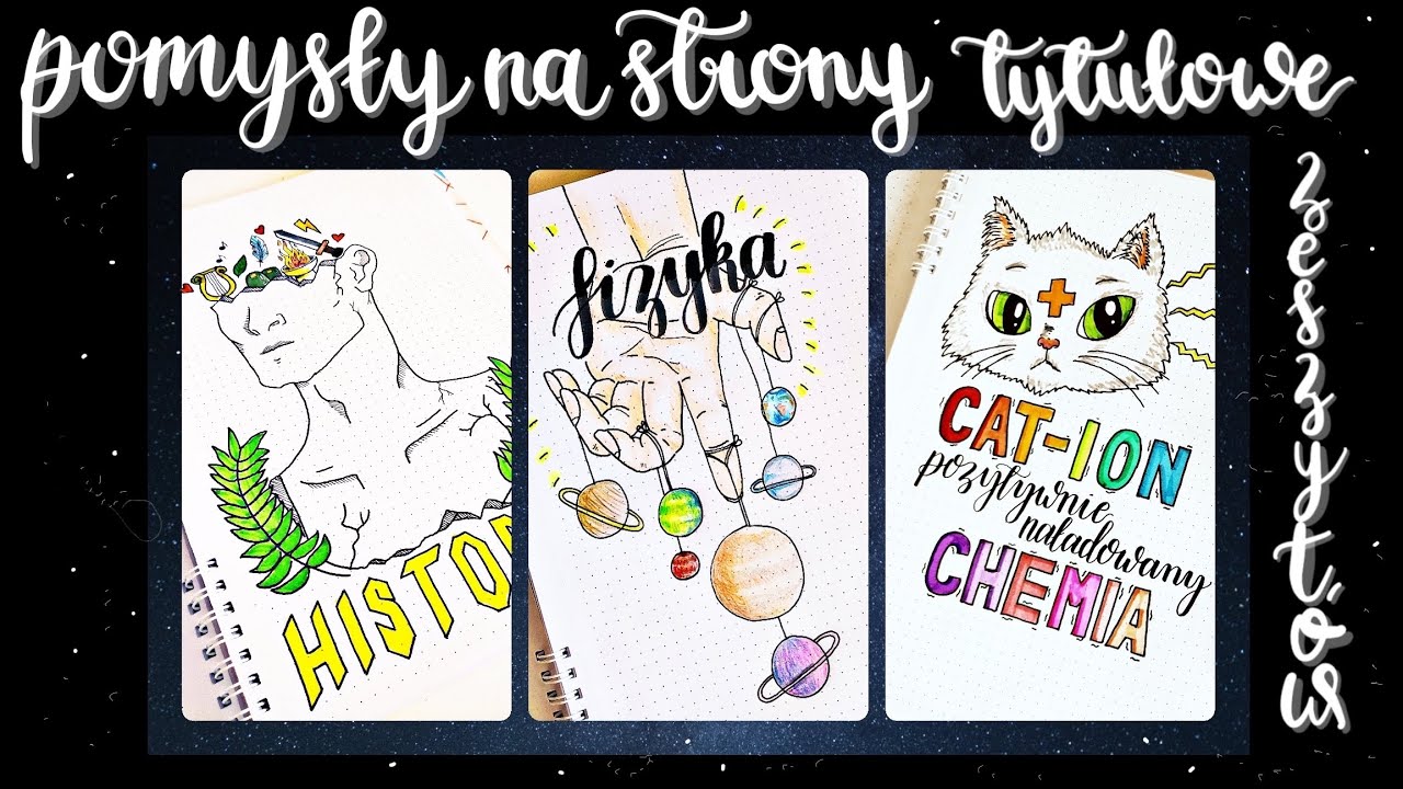 POMYSŁY NA PIERWSZE STRONY ZESZYTÓW - Back To School 💕 by Polishnotes Czy Nauczyciel Może Sprawdzić Zeszyt Ze Zdalnych