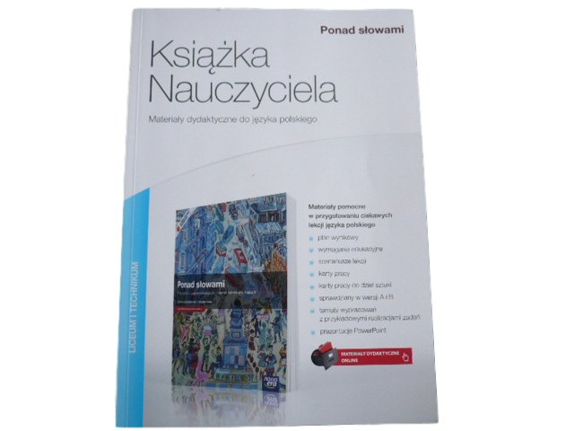 Ponad słowami 3 Książka nauczyciela Testy sprawdziany karty pracy Nowa Nowa Era Dla Nauczyciela Sprawdziany