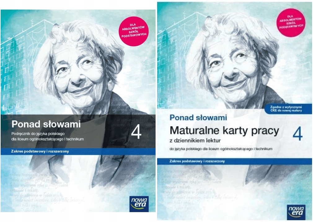 Ponad słowami 4 Podręcznik Karty pracy J. polski (12711080918 Nowa Era Podręcznik Klasa 4 Język Polski