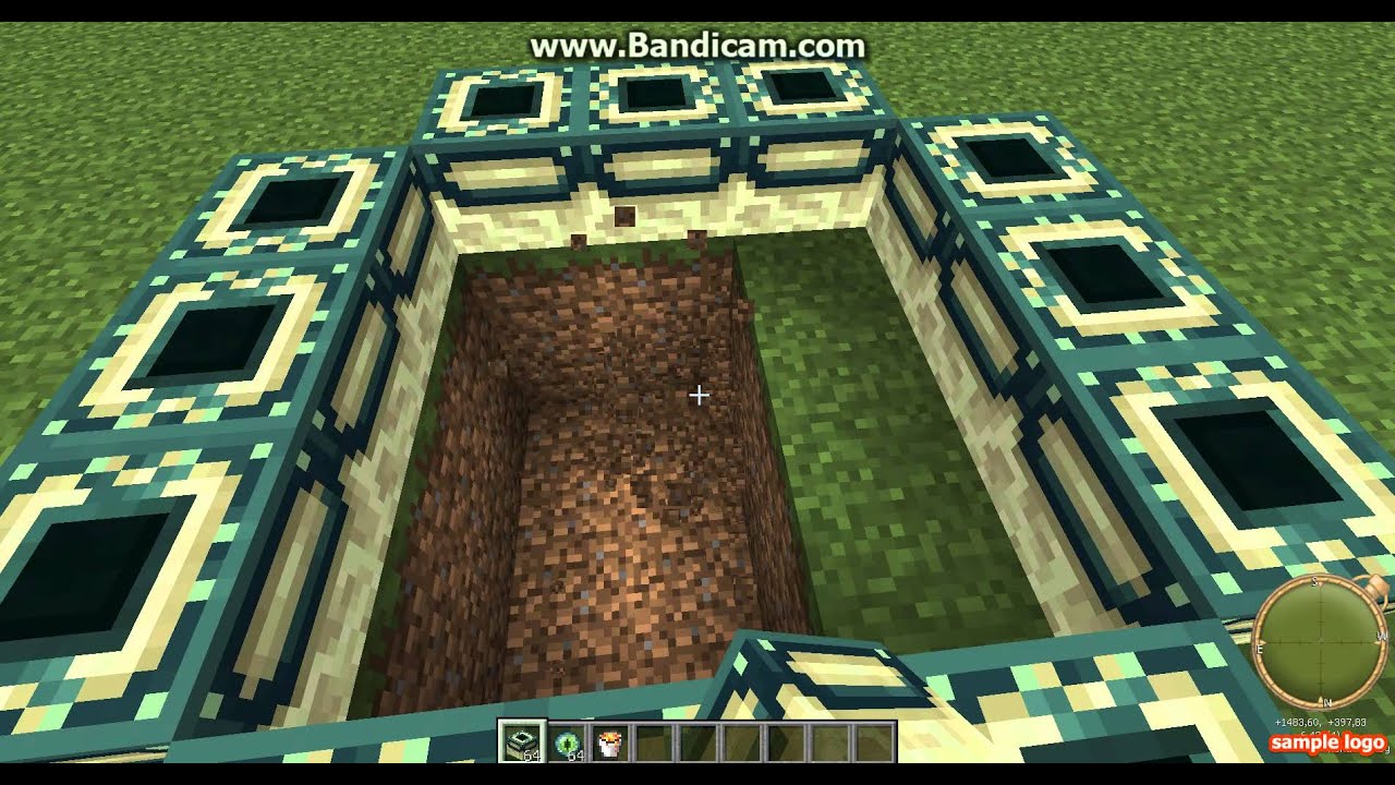 Poradnik Minecraft - Jak zrobić portal do endu | How to make an End Jak Sie Robi Portal Do Endu