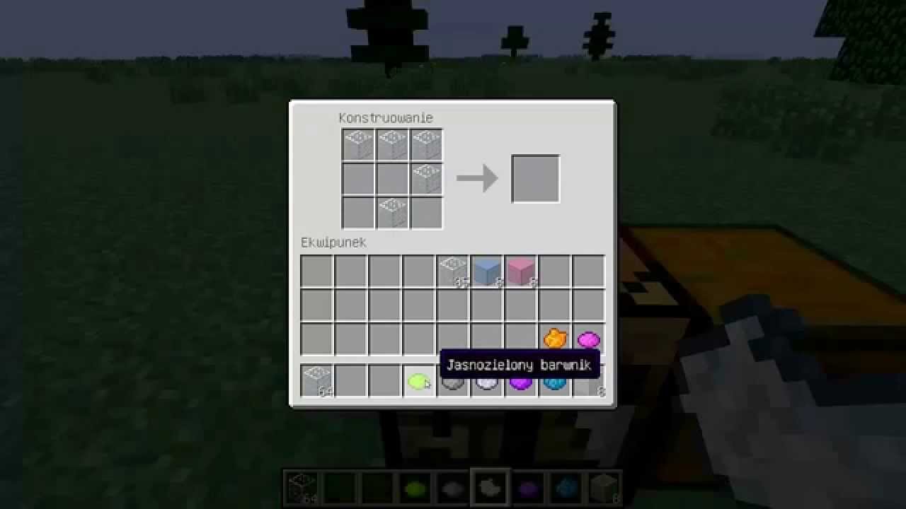Poradnik z gry Minecraft [2#]- Jak zrobić kolorowe szkło w Minecraft 1. Jak Zrobić Kolorowe Szkło W Minecraft