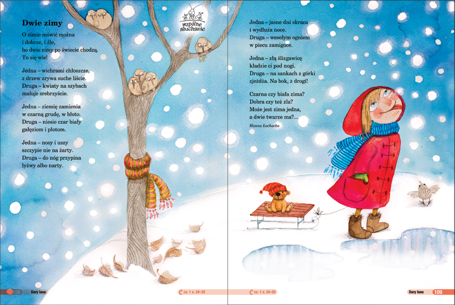 portfolio: Dwie zimy - podręcznik - Nowa Era Zimowe W Tytule Wiersza Baczyńskiego