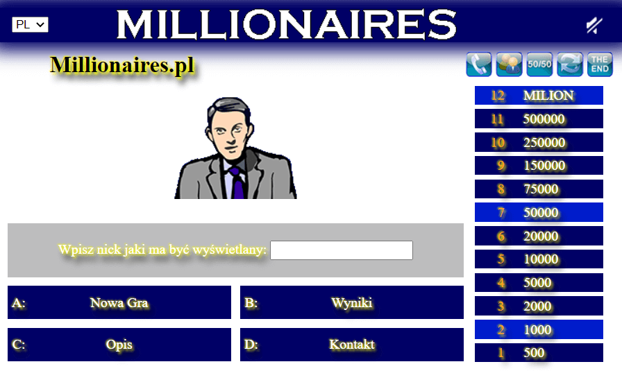 Postaw na Milion ::.. Darmowa gra online Postaw na Milion Mobi 2025 Gra Postaw Na Milion Online Po Polsku