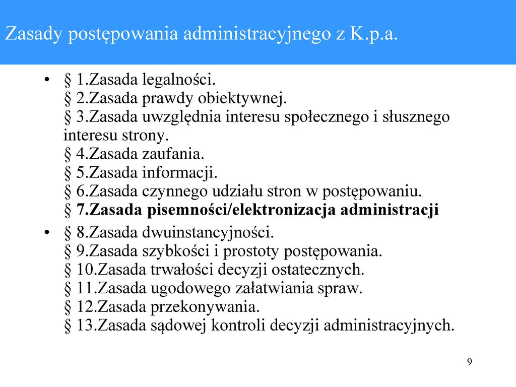 Postępowanie administracyjne - ppt pobierz Kodeks Postępowania Administracyjnego Najważniejsze Informacje