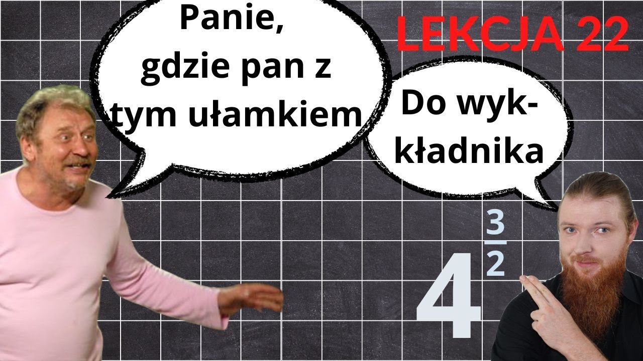 Potęga o wykładniku wymiernym LEKCJE Z FSOREM #22 - YouTube Potęga O Wykładniku Wymiernym Cwiczenia