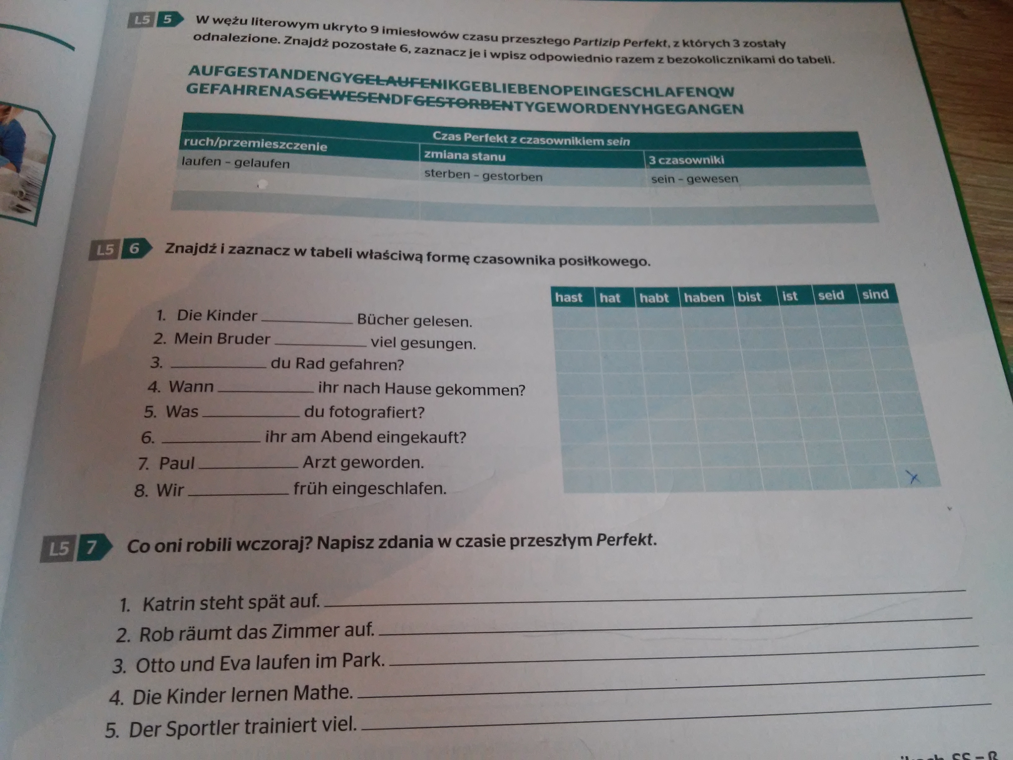 POTZREBUJĘ NA TERAZ!!! Zadania w załączniku. Zeszyt ćwiczeń Meine Sprawdzian Z Niemieckiego Klasa 7 Dzial 3 Meine Deutschtour