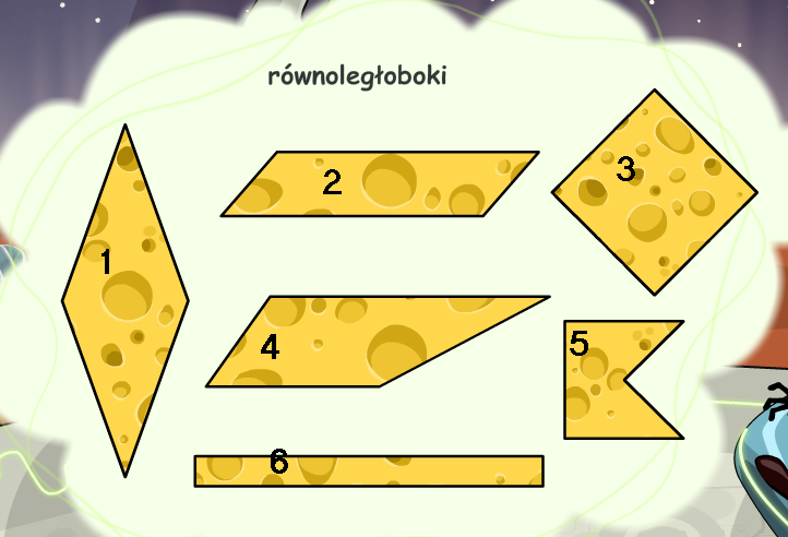 Powiedz, które to równoległoboki -,- - Brainly.pl Rownolegloboki I Romby Test