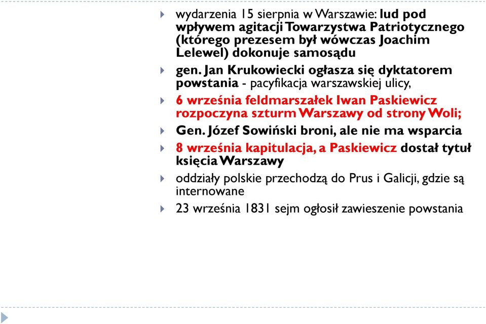 Powstanie listopadowe - PDF Darmowe pobieranie Pierwszym Dyktatorem Powstania Listopadowego Był