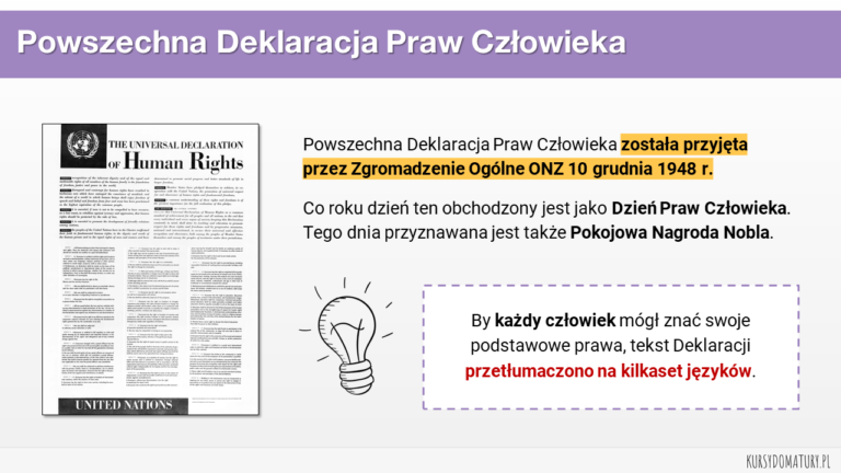 Powszechna Deklaracja Praw Człowieka Wos
