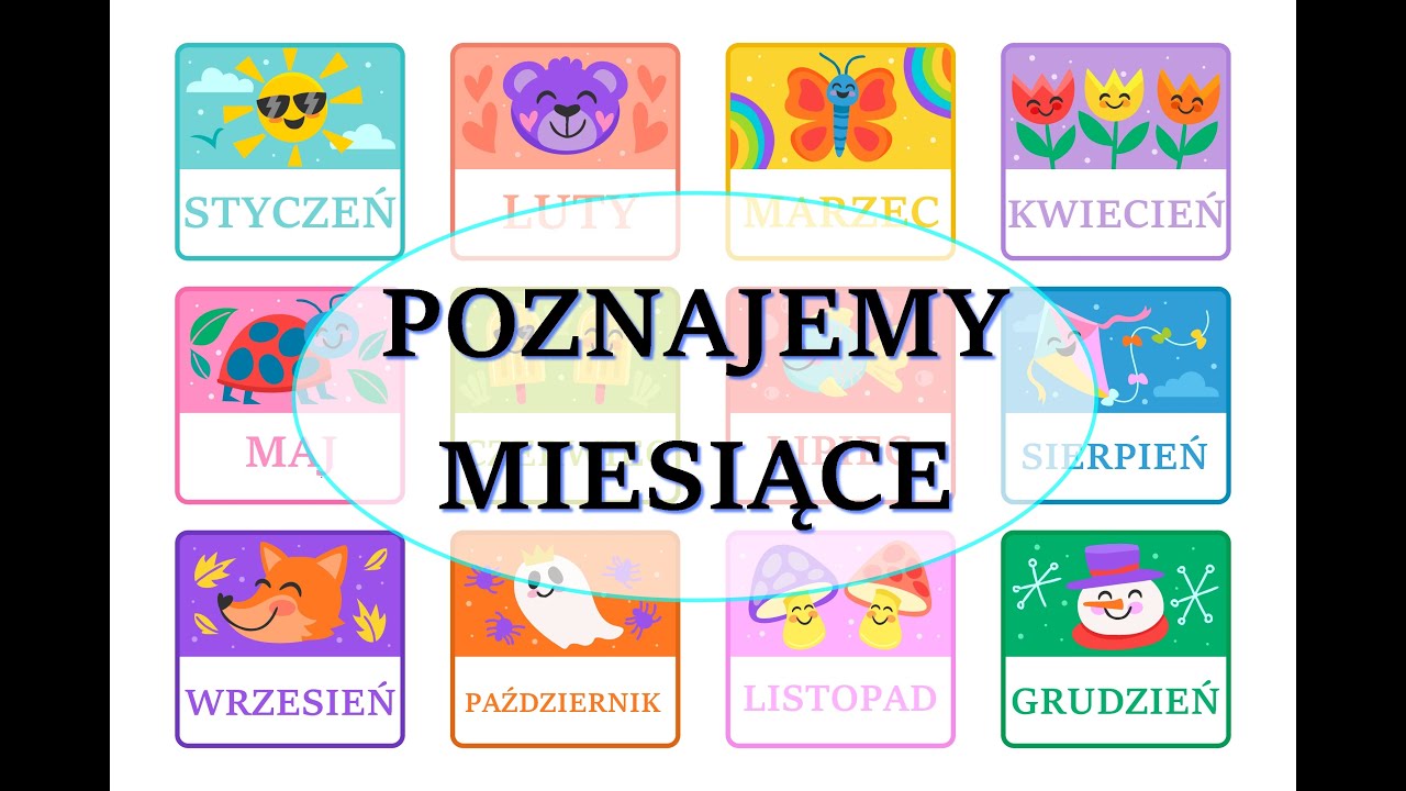 Poznajemy miesiące. Nazwy miesięcy po polsku. Edukacyjne karty pracy February Jaki To Miesiąc Po Polsku
