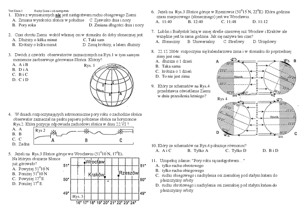 Poznajemy Rnorodno Krajobrazw Ziemi Test - question Krajobrazy Ziemi Test Klasa 6 Chomikuj