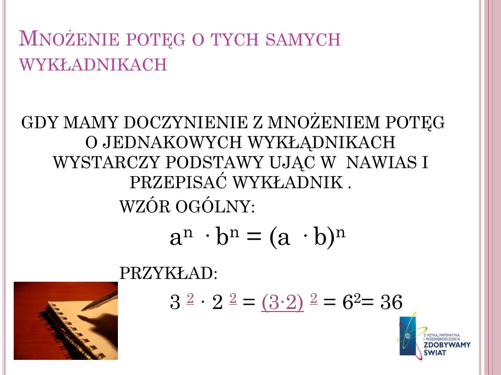 PPT - Agenda PowerPoint Presentation, free download - ID:3168018 Mnożenie Liczb O Tych Samych Potęgach